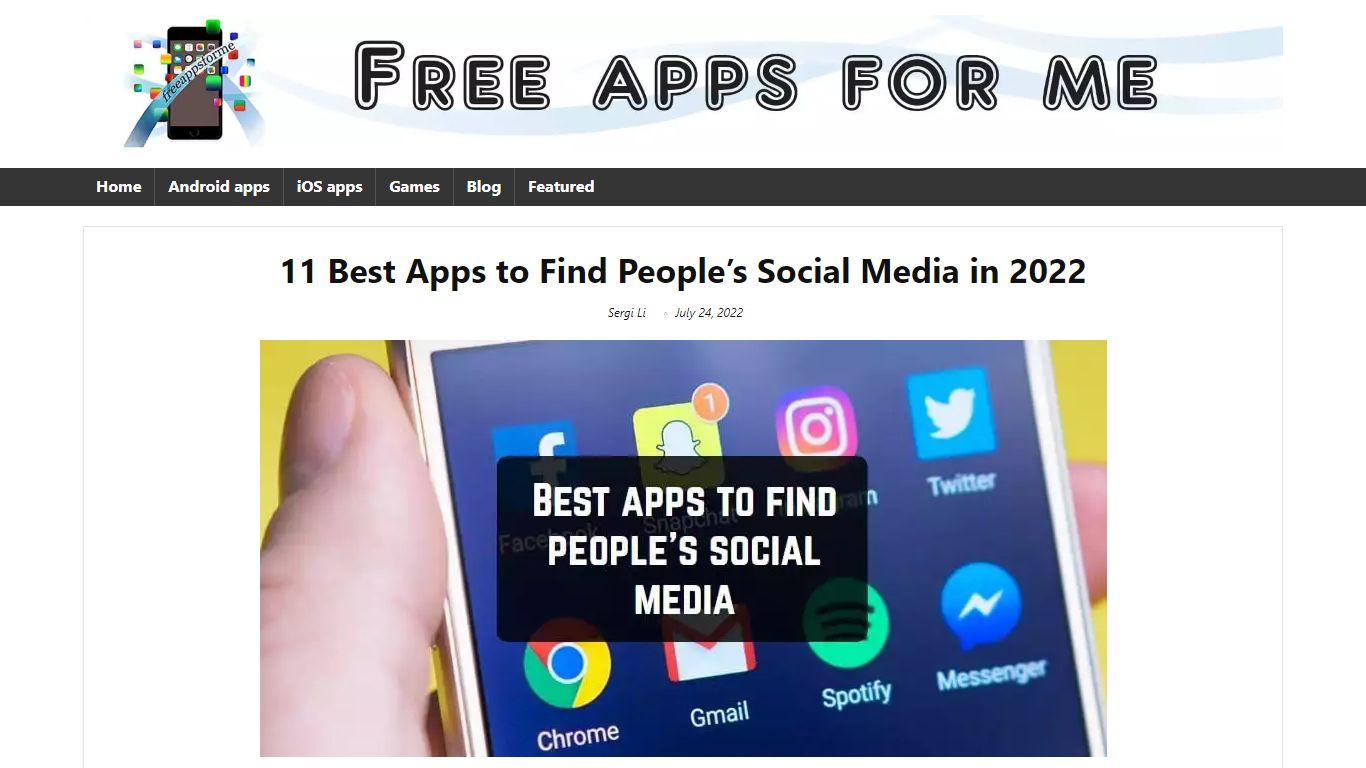 11 Best Apps to Find People’s Social Media in 2022